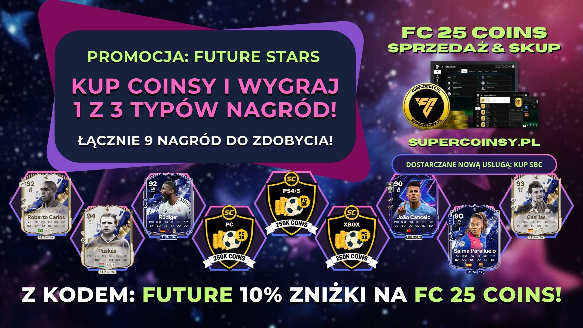 Promocja na FC COINS: FUTURE STARS